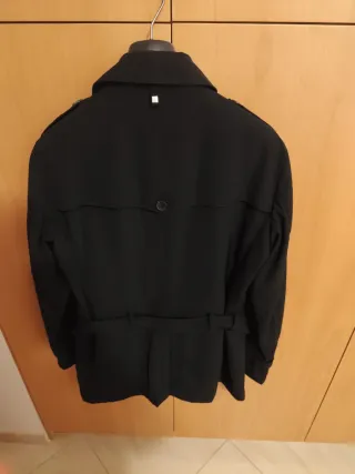 Trench invernale uomo nero