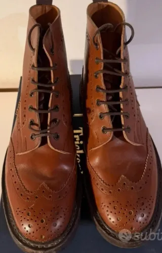 Tricker's Stivali Originali Marrone Taglia 8 1/2