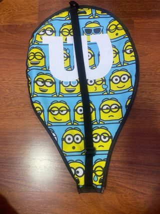 Raqueta Wilson Minions Azul y Amarillo