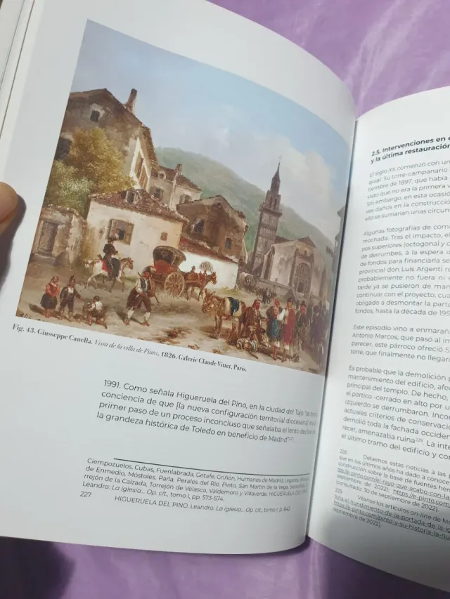 La iglesia de Santo Domingo de Pinto.