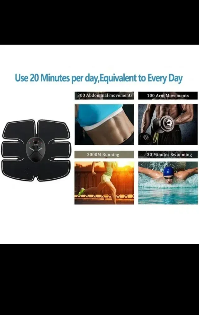 Estimulador Abdominal EMS. Tonificar abdomen.