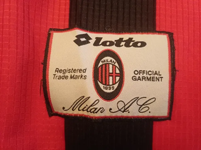 Camiseta AC Milan Lotto Talla L