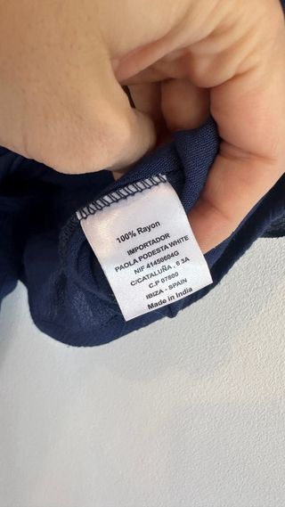 Blusa cruzada lazo Blossom Ibiza Talla Única