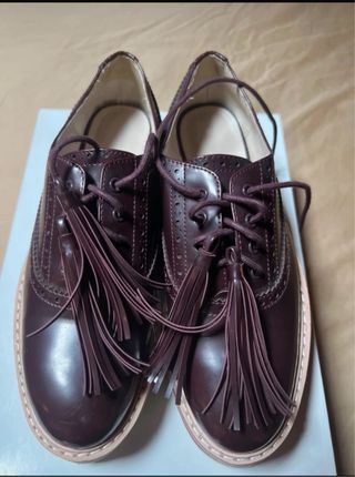 Scarpe stringate Zara marroni