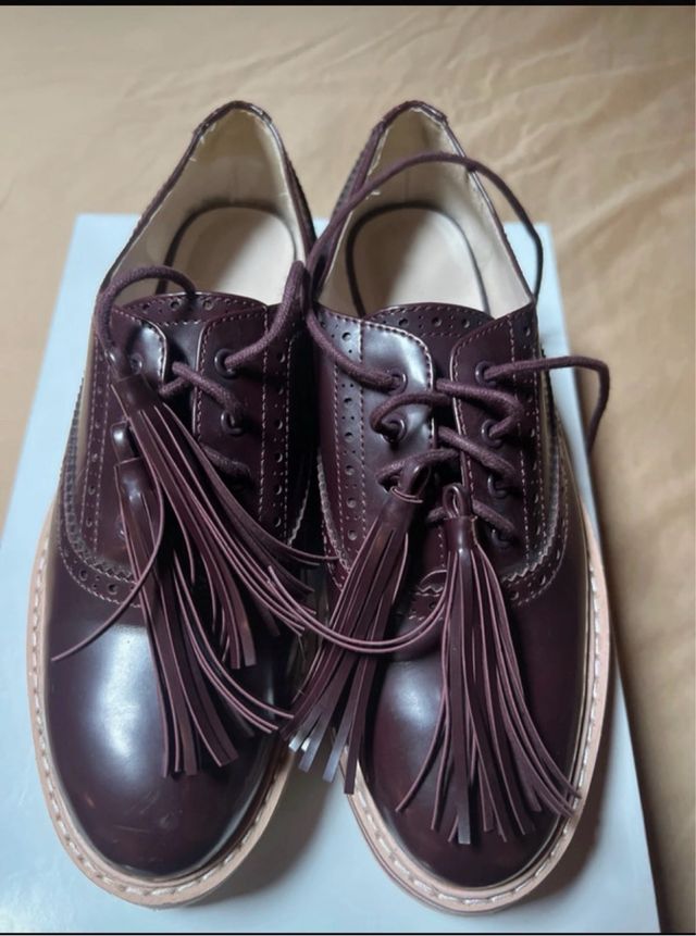 Scarpe stringate Zara marroni