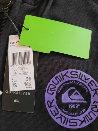 Sudadera Quiksilver original a estrenar.