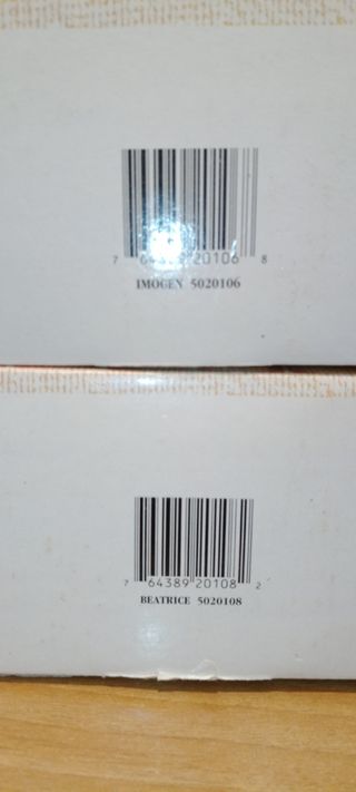 Coppia di Bambole in Porcellana vintage.