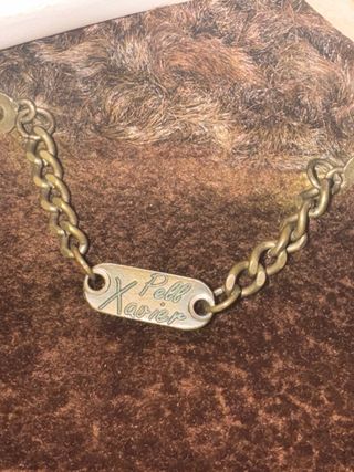 Chaquetón de piel vintage marrón