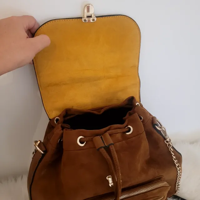 Bolso Mochila Mujer Marrón