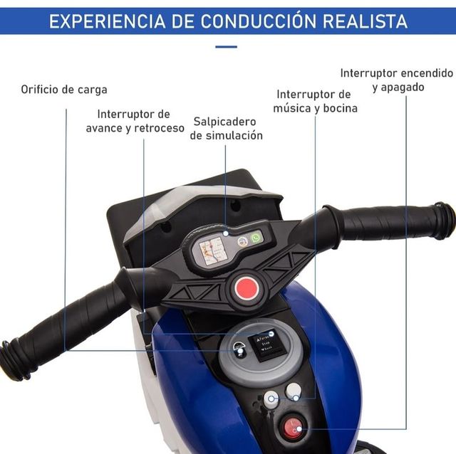Moto eléctrica infantil
