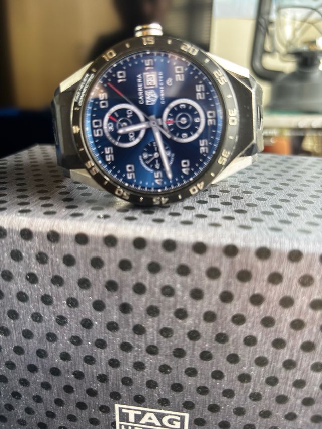 Reloj TAG Heuer Carrera Cronógrafo Azul