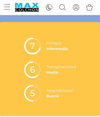 Colchón MAX COLCHON Chipre 90x190