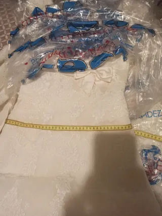 Vestido de Novia Pronovias Blanco. Mido 167.