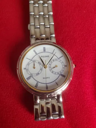 Raro Orologio vintage Nuovo NOS Pulsar day date