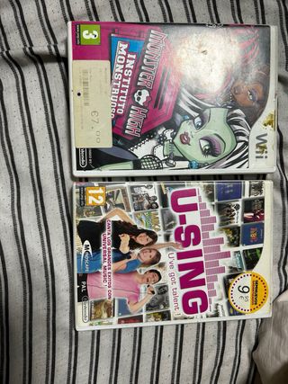 Juegos Wii Monster High y U-Sing