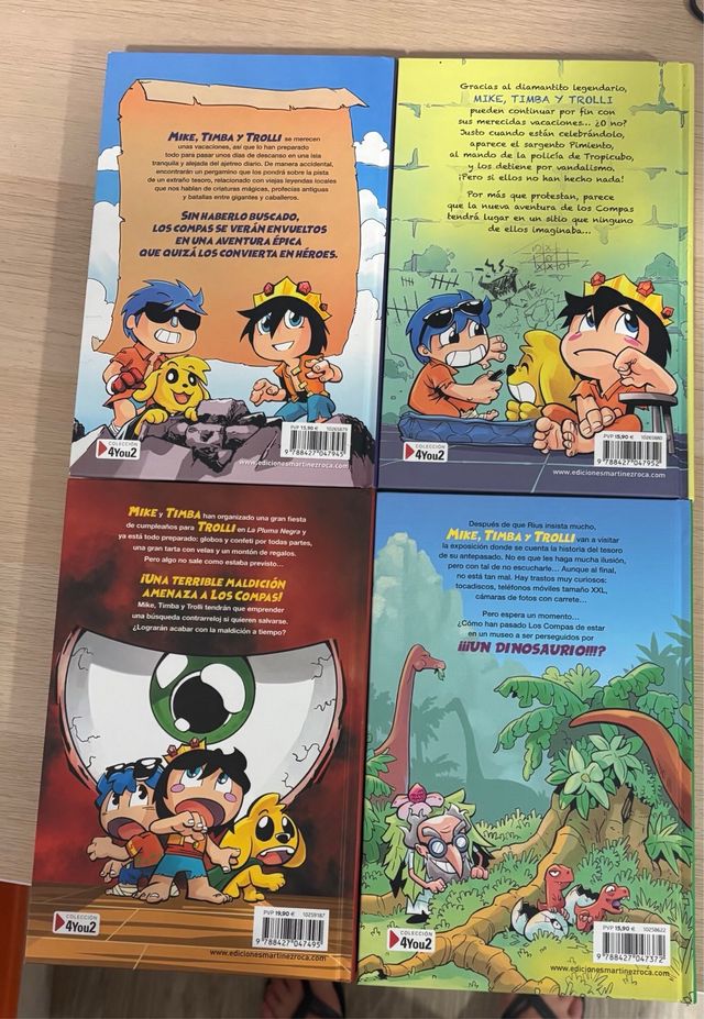 los compas. 1,2,3 y 4.