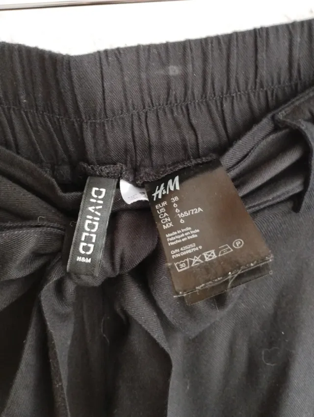 Pantalón Palazzo H&M Negro