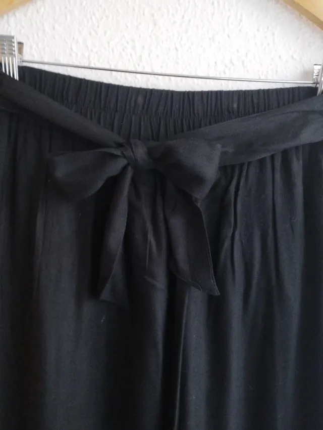 Pantalón Palazzo H&M Negro