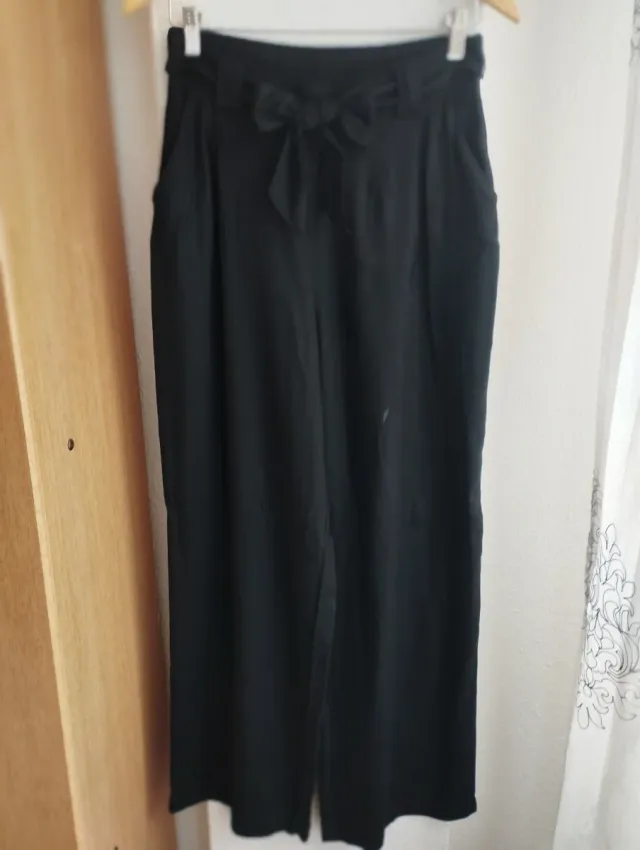 Pantalón Palazzo H&M Negro
