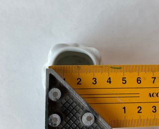 Portacandele a fiori in porcellana