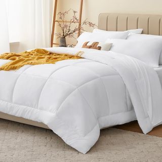 5 piezas de cama 190 tamaño king color blanco