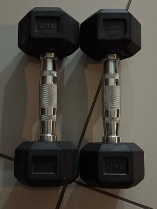 Mancuernas Hexagonales 3kg (2 unidades)