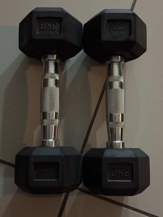 Mancuernas Hexagonales 3kg (2 unidades)