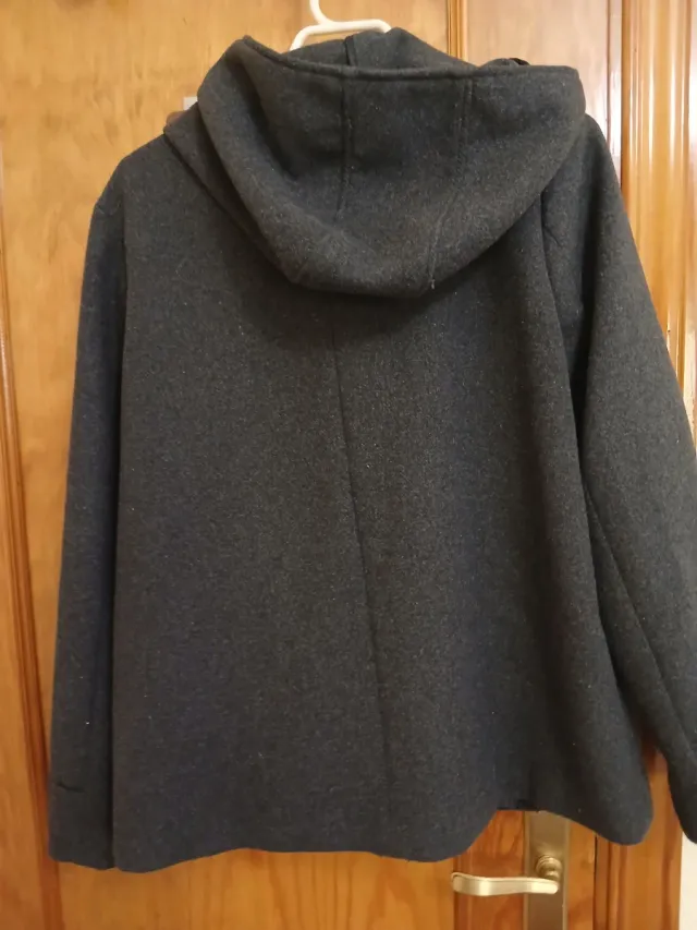 Chaquetón mujer gris