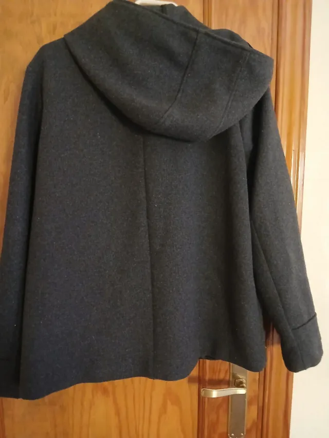 Chaquetón mujer gris