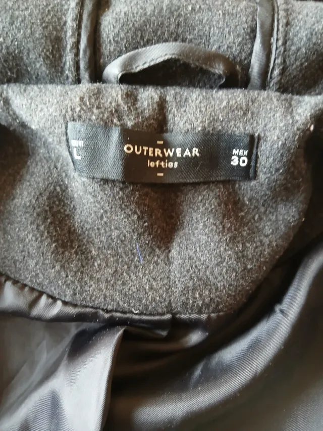 Chaquetón mujer gris