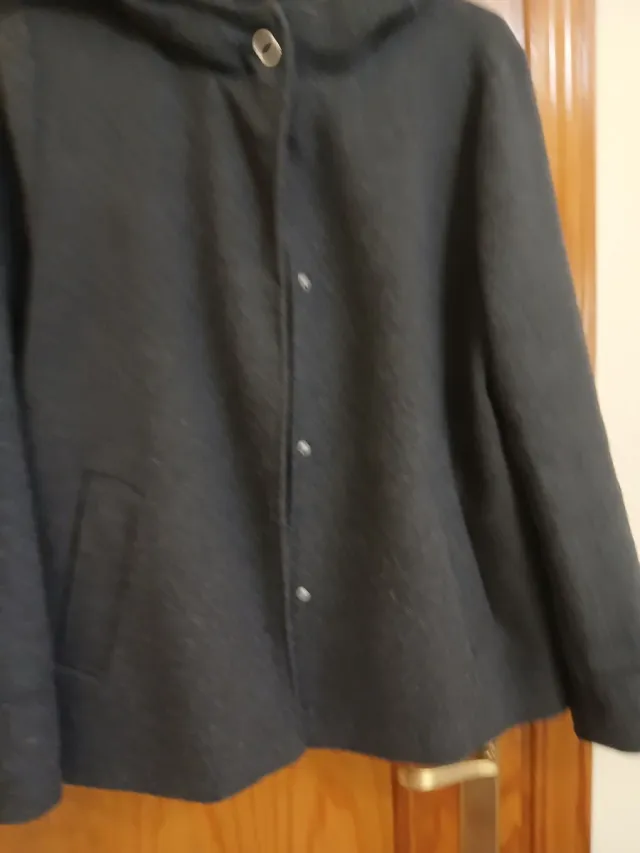 Chaquetón mujer gris