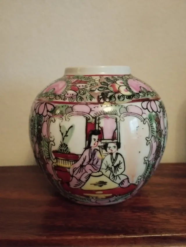 Pequeño Jarrón Chino Macau