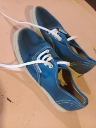 Sapatilhas de pano azuis n.º 31