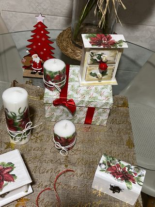 Cassapanche natalizie decorative