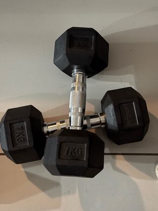 Mancuernas Hexagonales 7Kg (2 unidades)