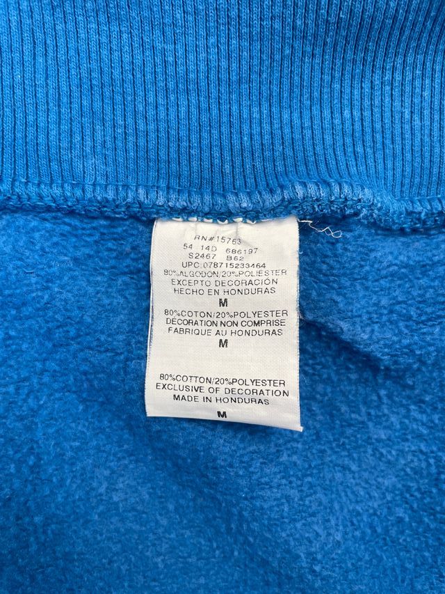 Felpa oversize Y2K con ricamo Champion Blue