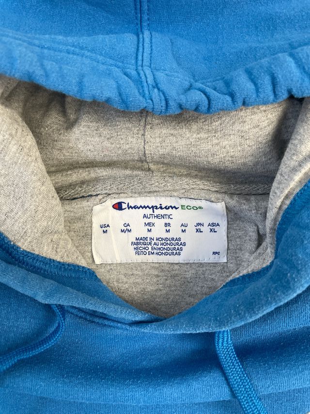 Felpa oversize Y2K con ricamo Champion Blue