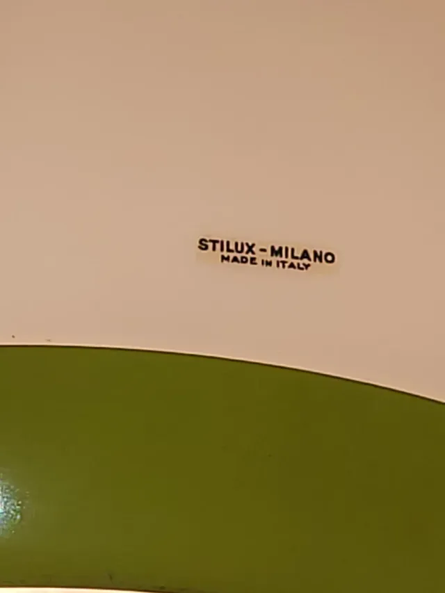 Lampadario Stilux Milano anni '70 giallo