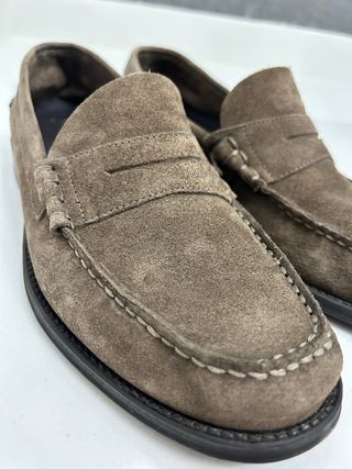 Mocasines Massimo Dutti ante marrón