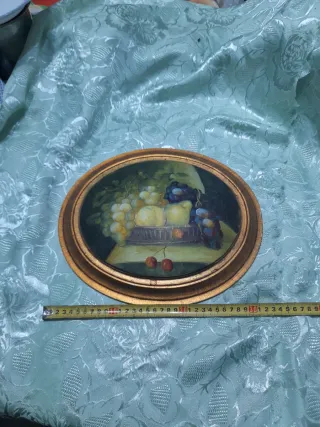 Quadro in legno con frutta