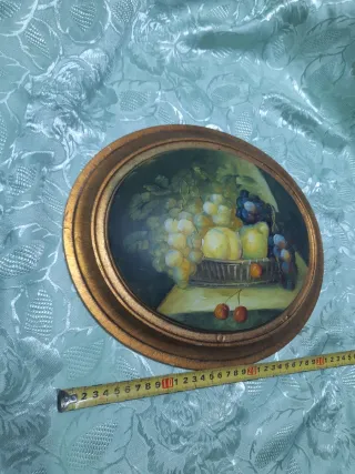 Quadro in legno con frutta