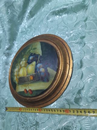 Quadro in legno con frutta