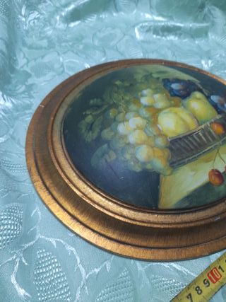 Quadro in legno con frutta