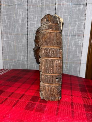 Scultura testa donna terracotta 19x14x8cm