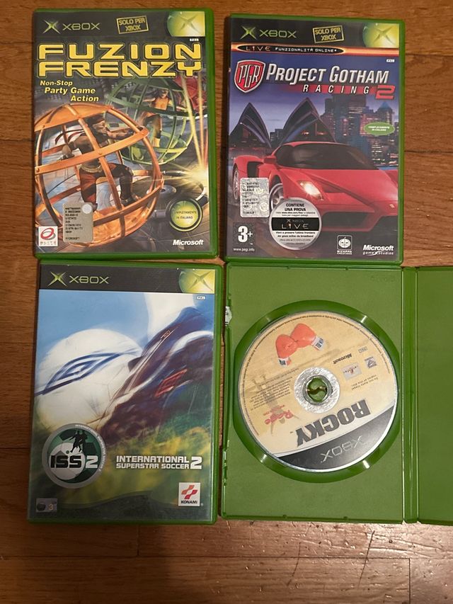 Giochi Xbox: Fuzion Frenzy, PGR2, ISS2, Rocky