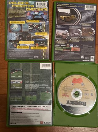 Giochi Xbox: Fuzion Frenzy, PGR2, ISS2, Rocky