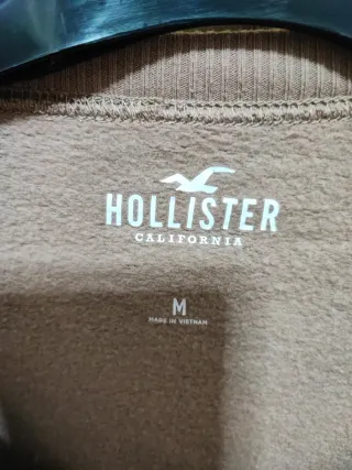 Sudadera Hollister Beige Mujer