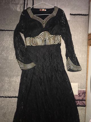 Vestido negro mujer