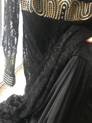 Vestido negro mujer