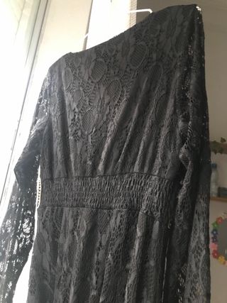 Vestido negro mujer